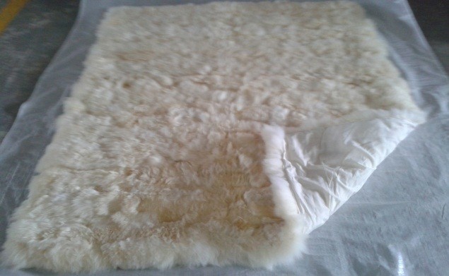 Patchwork Sheepkin Rug
