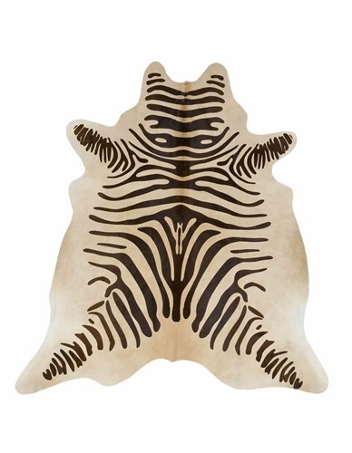 Chocolate Zebra on Beige